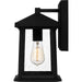 Myhouse Lighting Quoizel - SAT8407MBK - One Light Outdoor Wall Mount - Satterfield - Matte Black