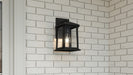 Myhouse Lighting Quoizel - SAT8407MBK - One Light Outdoor Wall Mount - Satterfield - Matte Black