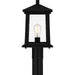 Myhouse Lighting Quoizel - SAT9009MBK - One Light Outdoor Post Mount - Satterfield - Matte Black