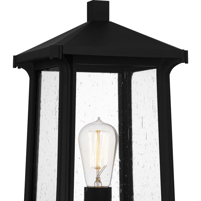 Myhouse Lighting Quoizel - SAT9009MBK - One Light Outdoor Post Mount - Satterfield - Matte Black