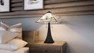 Myhouse Lighting Quoizel - TF16146MBK - Two Light Table Lamp - Tiffany - Matte Black