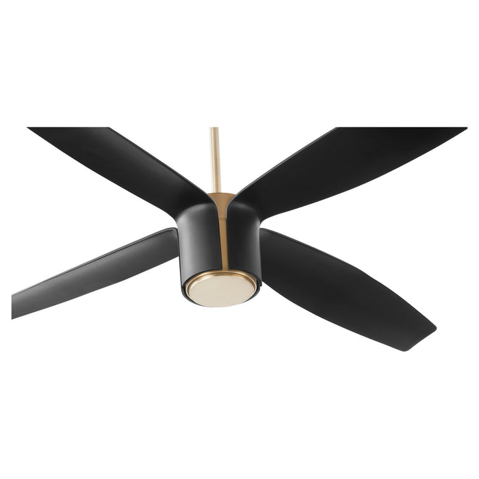 Myhouse Lighting Oxygen - 3-116-4015 - 60"Ceiling Fan - Samaran - Aged Brass W/ Black Blades