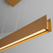 Myhouse Lighting Oxygen - 3-6017-60 - LED Pendant - Brio - Powdered Gold