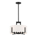 Myhouse Lighting Kichler - 52591BK - Four Light Semi Flush Mount - Malen - Black