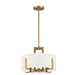 Myhouse Lighting Kichler - 52591CPZ - Four Light Semi Flush Mount - Malen - Champagne Bronze