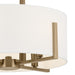 Myhouse Lighting Kichler - 52591CPZ - Four Light Semi Flush Mount - Malen - Champagne Bronze