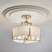 Myhouse Lighting Kichler - 52591CPZ - Four Light Semi Flush Mount - Malen - Champagne Bronze