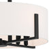 Myhouse Lighting Kichler - 52592BK - Eight Light Semi Flush Mount - Malen - Black