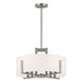 Myhouse Lighting Kichler - 52592CLP - Eight Light Semi Flush Mount - Malen - Classic Pewter