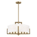 Myhouse Lighting Kichler - 52592CPZ - Eight Light Semi Flush Mount - Malen - Champagne Bronze