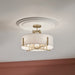 Myhouse Lighting Kichler - 52592CPZ - Eight Light Semi Flush Mount - Malen - Champagne Bronze