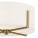 Myhouse Lighting Kichler - 52593CPZ - Two Light Flush Mount - Malen - Champagne Bronze