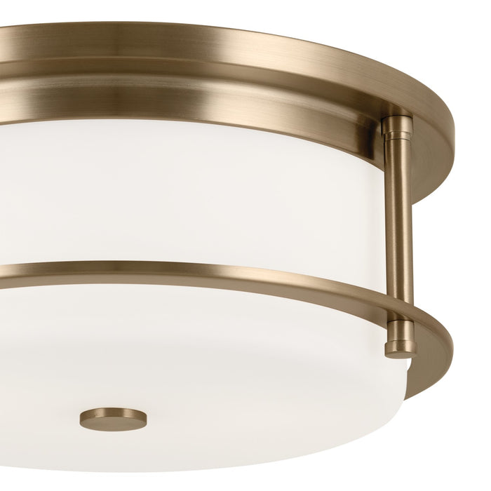 Myhouse Lighting Kichler - 52595CPZ - Two Light Flush Mount - Brit - Champagne Bronze