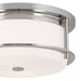 Myhouse Lighting Kichler - 52595PN - Two Light Flush Mount - Brit - Polished Nickel