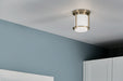 Myhouse Lighting Kichler - 52596CPZ - One Light Flush Mount - Brit - Champagne Bronze