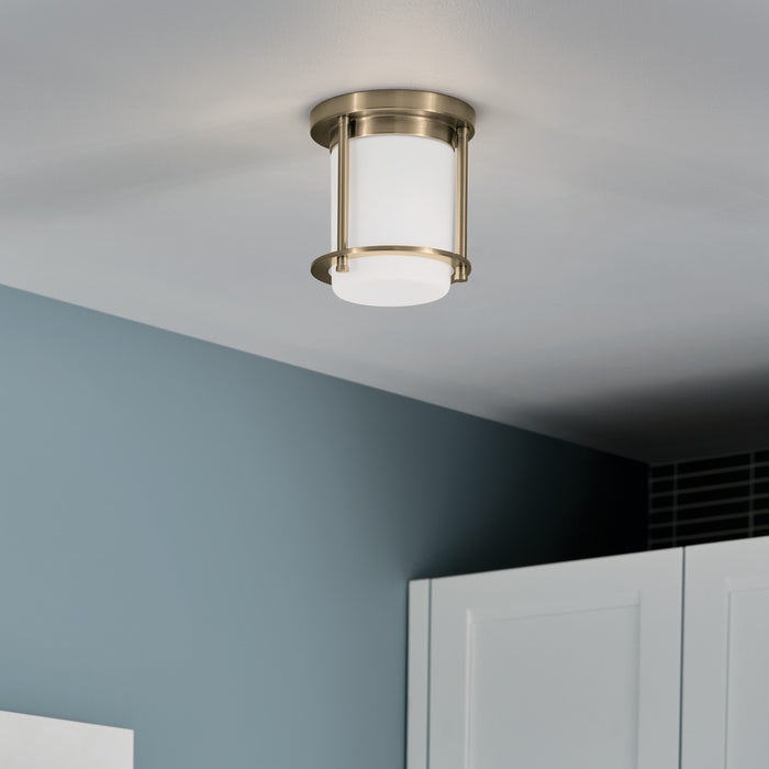 Myhouse Lighting Kichler - 52596CPZ - One Light Flush Mount - Brit - Champagne Bronze