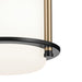 Myhouse Lighting Kichler - 52596BKCPZ - One Light Flush Mount - Brit - Black