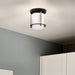 Myhouse Lighting Kichler - 52596BKCPZ - One Light Flush Mount - Brit - Black