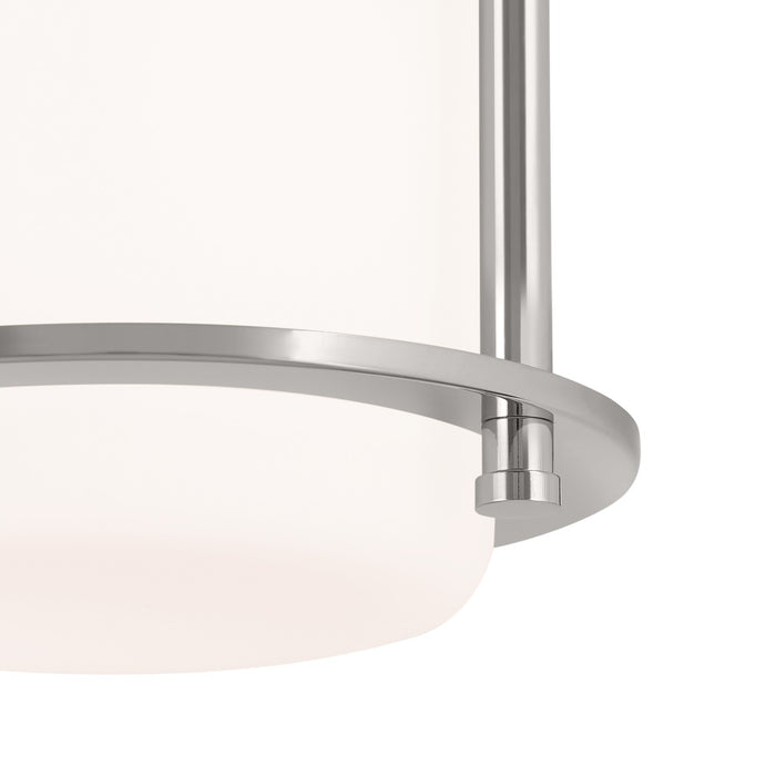 Myhouse Lighting Kichler - 52596PN - One Light Flush Mount - Brit - Polished Nickel