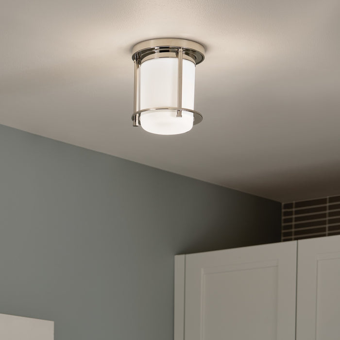 Myhouse Lighting Kichler - 52596PN - One Light Flush Mount - Brit - Polished Nickel