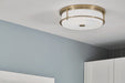 Myhouse Lighting Kichler - 52597CPZ - Four Light Flush Mount - Brit - Champagne Bronze