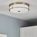 Myhouse Lighting Kichler - 52597CPZ - Four Light Flush Mount - Brit - Champagne Bronze