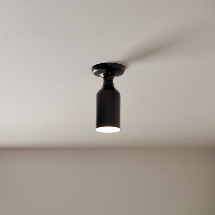 Myhouse Lighting Kichler - 52598BK - One Light Semi Flush Mount - Sisu - Black