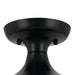 Myhouse Lighting Kichler - 52599BK - One Light Semi Flush Mount - Sisu - Black