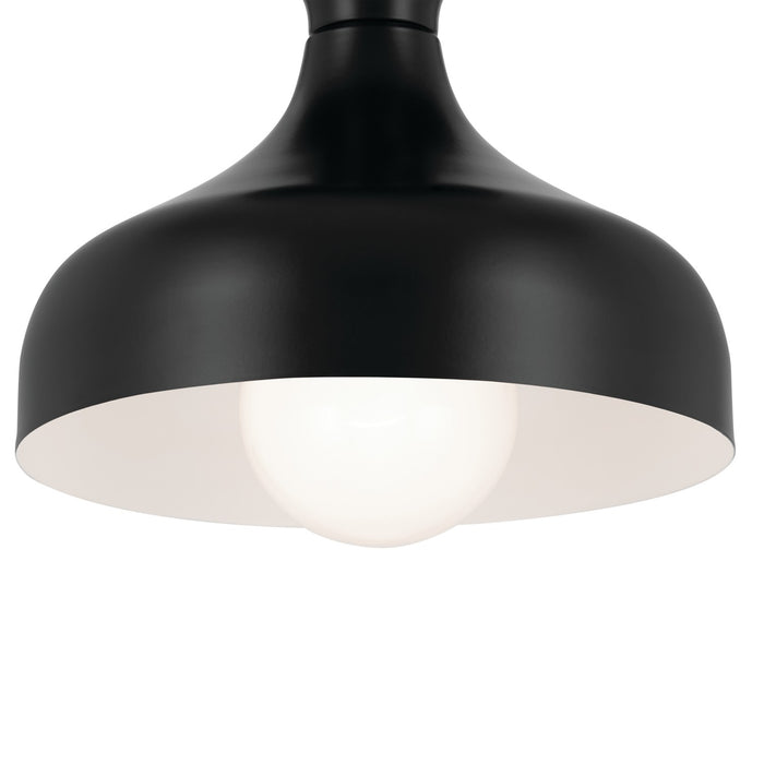 Myhouse Lighting Kichler - 52599BK - One Light Semi Flush Mount - Sisu - Black