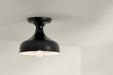 Myhouse Lighting Kichler - 52599BK - One Light Semi Flush Mount - Sisu - Black