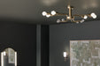 Myhouse Lighting Kichler - 52602CPZ - Six Light Semi Flush Mount - Ocala - Champagne Bronze