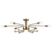 Myhouse Lighting Kichler - 52602CPZ - Six Light Semi Flush Mount - Ocala - Champagne Bronze