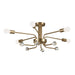 Myhouse Lighting Kichler - 52602CPZ - Six Light Semi Flush Mount - Ocala - Champagne Bronze