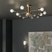 Myhouse Lighting Kichler - 52602CPZ - Six Light Semi Flush Mount - Ocala - Champagne Bronze