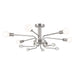 Myhouse Lighting Kichler - 52602PN - Six Light Semi Flush Mount - Ocala - Polished Nickel