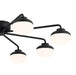 Myhouse Lighting Kichler - 52608BK - LED Semi Flush Mount - Remy - Black