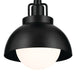 Myhouse Lighting Kichler - 52601BK - One Light Semi Flush Mount - Niva - Black