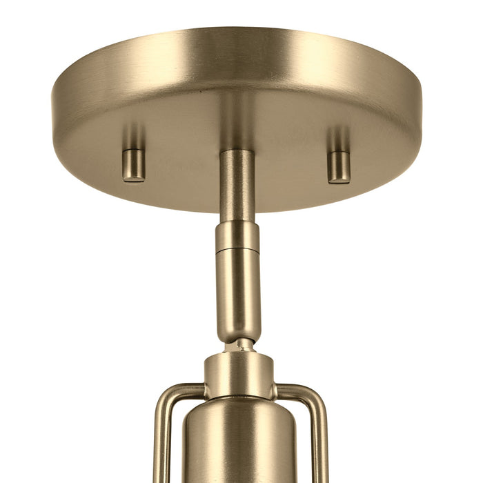 Myhouse Lighting Kichler - 52601CPZ - One Light Semi Flush Mount - Niva - Champagne Bronze