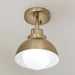 Myhouse Lighting Kichler - 52601CPZ - One Light Semi Flush Mount - Niva - Champagne Bronze