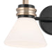 Myhouse Lighting Kichler - 55154BK - Two Light Bath - Farum - Black