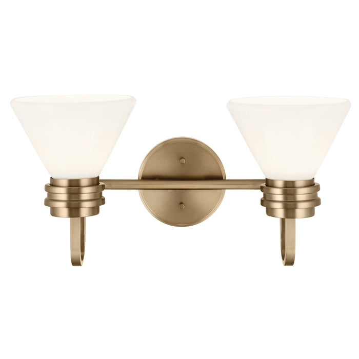 Myhouse Lighting Kichler - 55154CPZ - Two Light Bath - Farum - Champagne Bronze