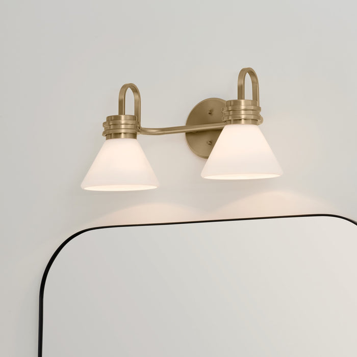 Myhouse Lighting Kichler - 55154CPZ - Two Light Bath - Farum - Champagne Bronze