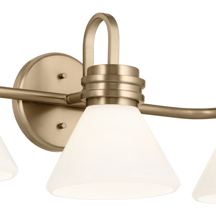 Myhouse Lighting Kichler - 55155CPZ - Three Light Bath - Farum - Champagne Bronze