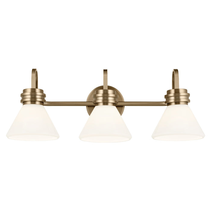 Myhouse Lighting Kichler - 55155CPZ - Three Light Bath - Farum - Champagne Bronze