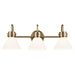 Myhouse Lighting Kichler - 55155CPZ - Three Light Bath - Farum - Champagne Bronze