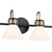 Myhouse Lighting Kichler - 55156BK - Four Light Bath - Farum - Black