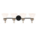 Myhouse Lighting Kichler - 55156BK - Four Light Bath - Farum - Black