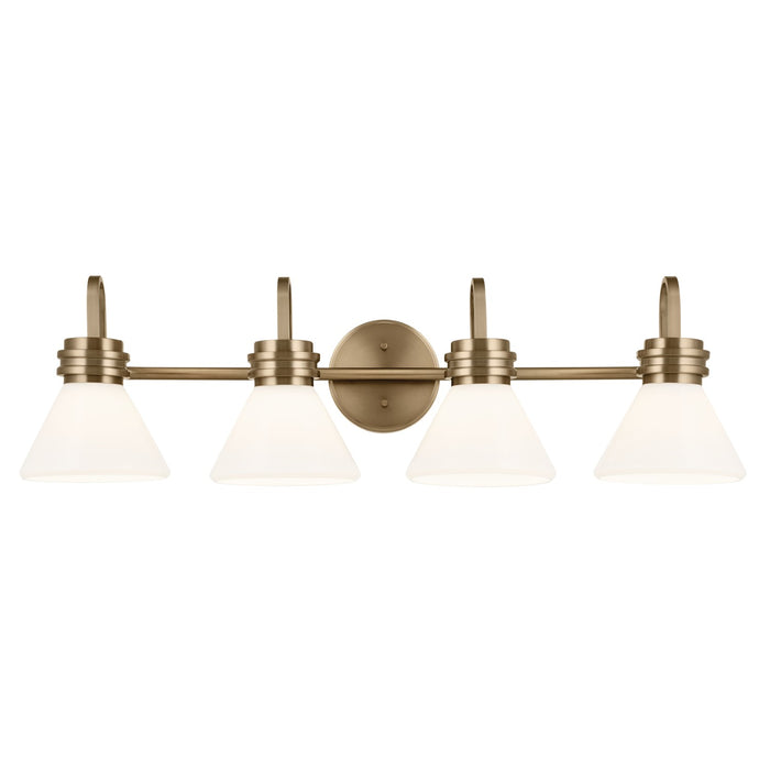 Myhouse Lighting Kichler - 55156CPZ - Four Light Bath - Farum - Champagne Bronze