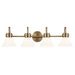 Myhouse Lighting Kichler - 55156CPZ - Four Light Bath - Farum - Champagne Bronze