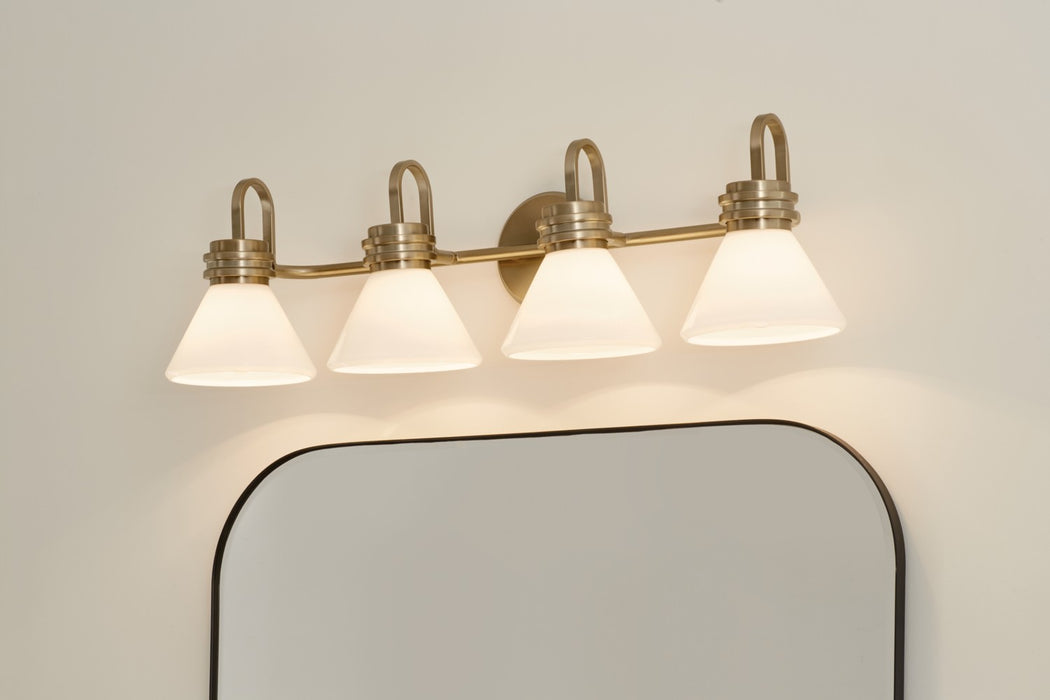 Myhouse Lighting Kichler - 55156CPZ - Four Light Bath - Farum - Champagne Bronze